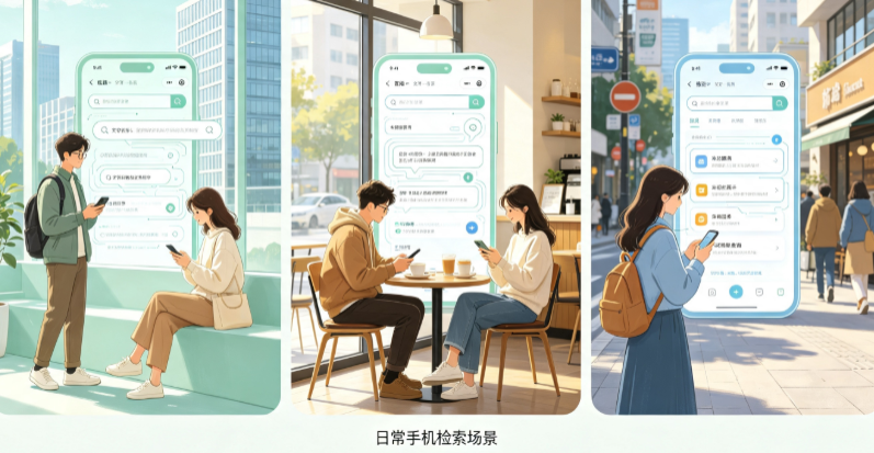 高坪区普通人日常手机使用场景拆解：GEO 与 AI 优化如何改变信息检索体验