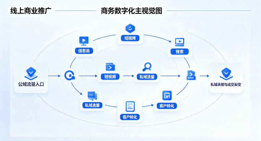 高坪区线上商业推广怎么做？全域流量闭环搭建与低成本转化实战指南